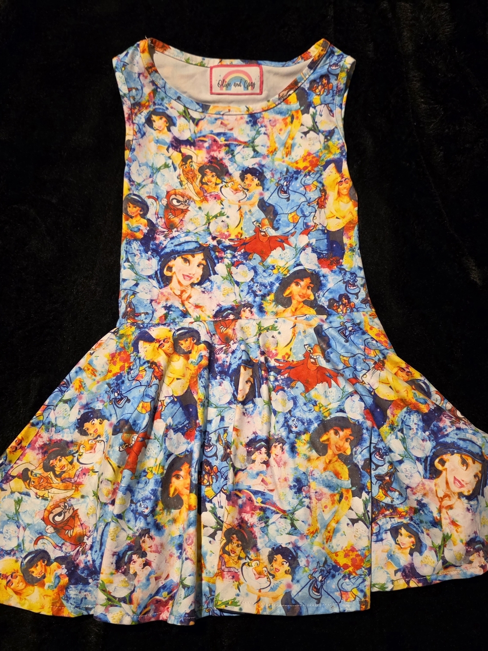 Olive & Gray Aladdin Jasmine Skirted Leo